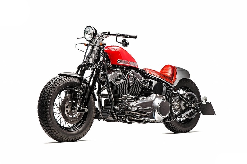 Кастом «Giancarlo – Redhot Bones» на базе Harley-Davidson Cross Bones