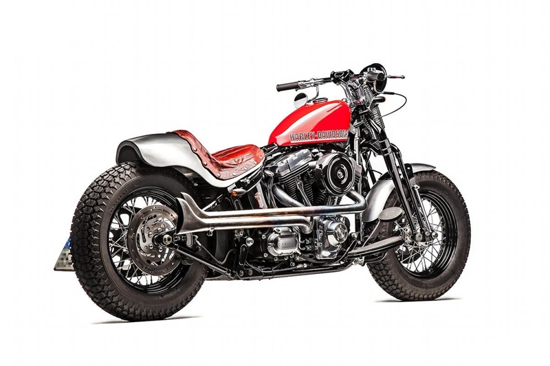 Кастом «Giancarlo – Redhot Bones» на базе Harley-Davidson Cross Bones