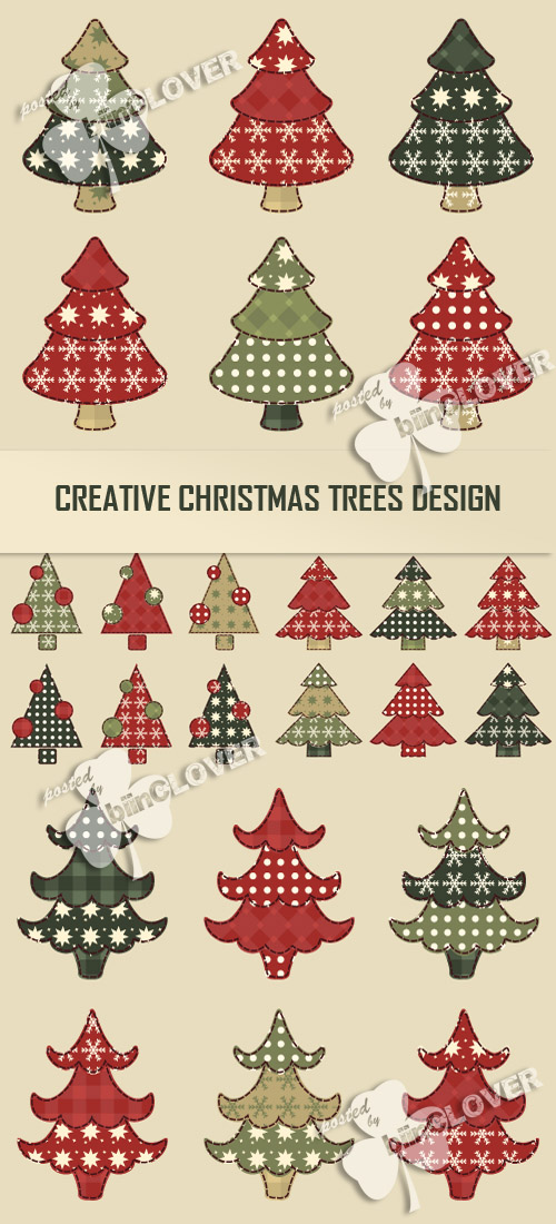 Creative Christmas trees design 0340