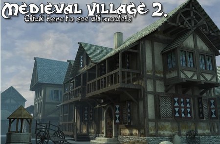 Dexsoft : Medieval Village 2. Model Pack
