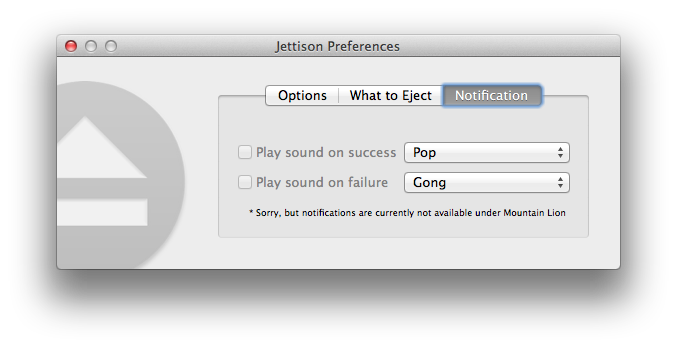 Jettison - размонтирование внешних дисков перед сном Mac