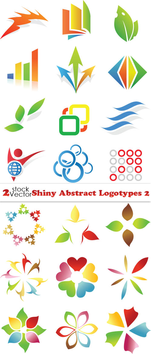 Vectors - Shiny Abstract Logotypes 2