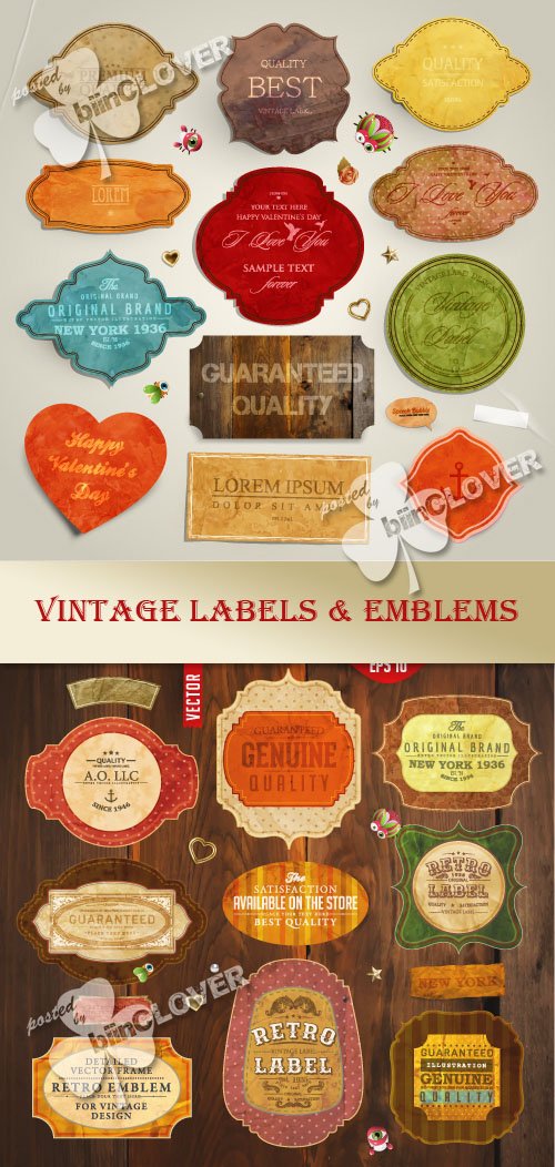 Vintage labels and emblems 0368