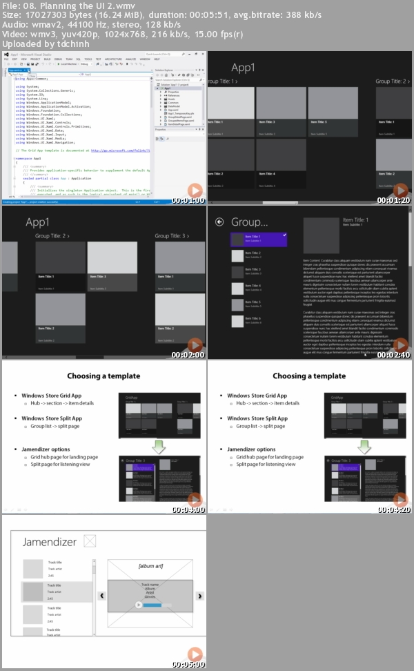 Pluralsight - Windows 8 Store Apps Hands-on in 20 Lessons