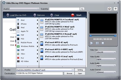 Odin Blu-ray DVD Ripper Platinum 9.8.1