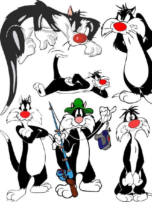 free clipart sylvester the cat - photo #28