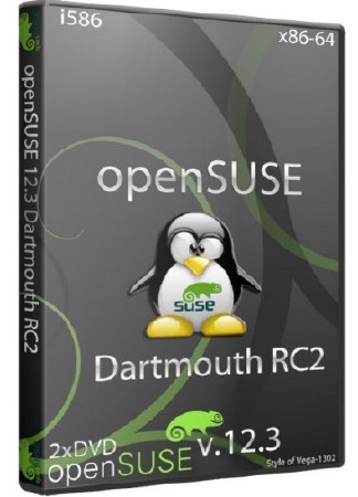 openSUSE 12.3 Dartmouth RC2 i586, x86-64 (2xDVD/RUS/2013)