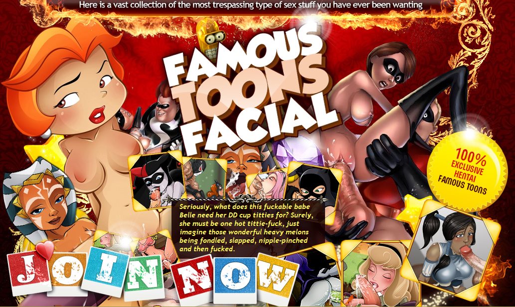 [Famous-Toons-Facial.com]    (10 ) [2012-2013 ., All sex, Parody] [eng]