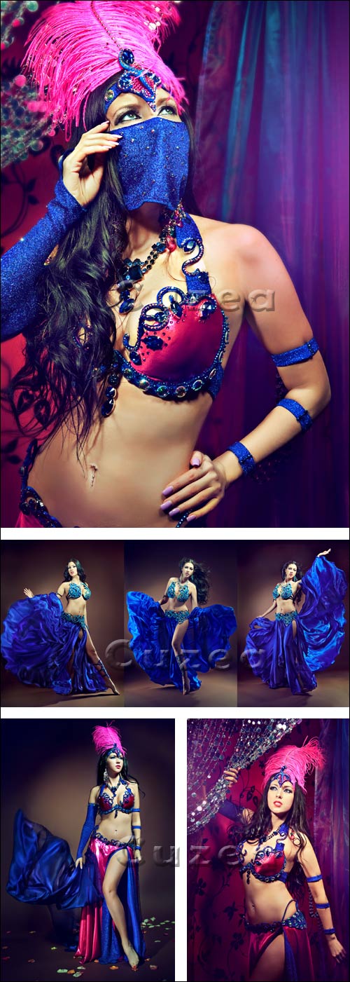     -/ Charming belly dance - Stock photo