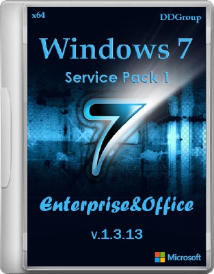 Windows 7 SP1 Enterprise & Office by DDGroup v.1.3.13 (x64/RUS/2013)