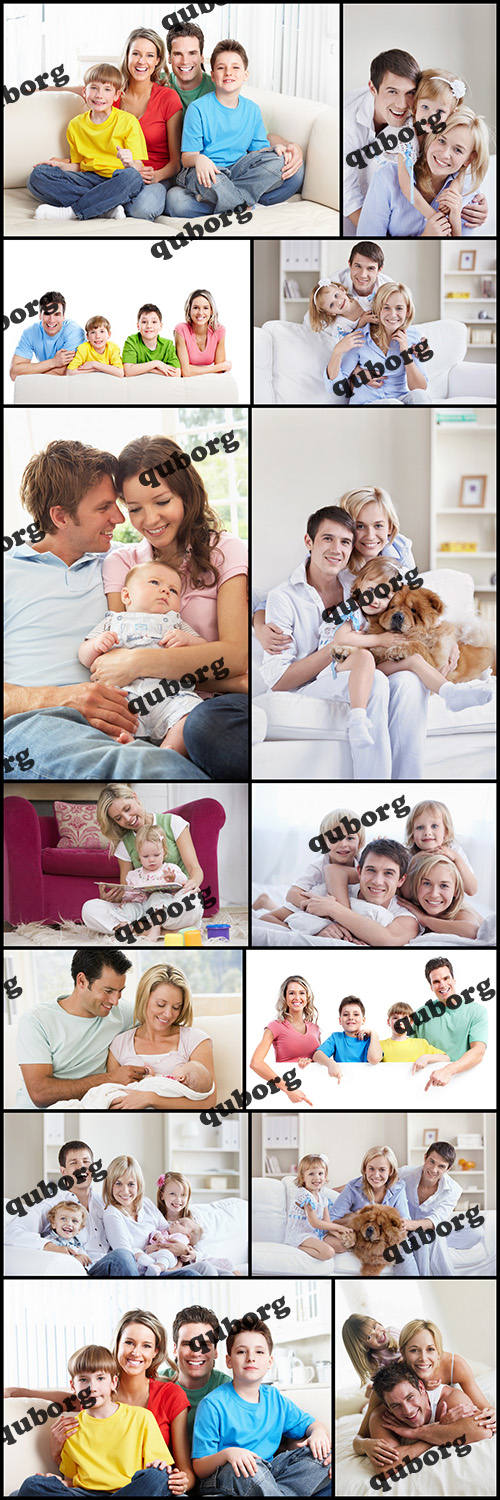 Stock Photos - Happy Family