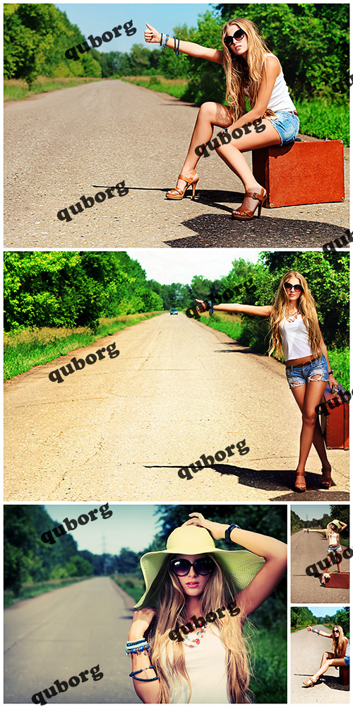 Stock Photos - Hitchhiking
