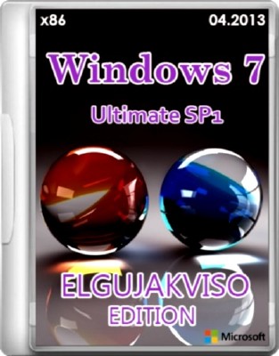 Windows 7 Ultimate SP1 Elgujakviso Edition 04.2013 (x86/RUS/2013)