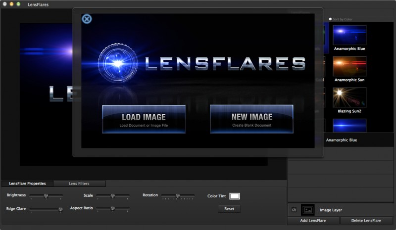 LensFlares -эффекты бликов, солнечных лучей и т.д. на фотографии