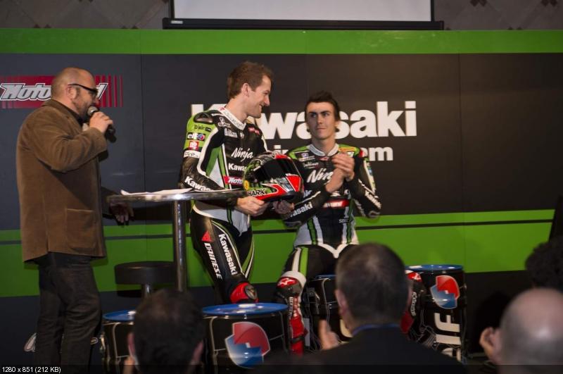 Презентация команды Kawasaki WSBK